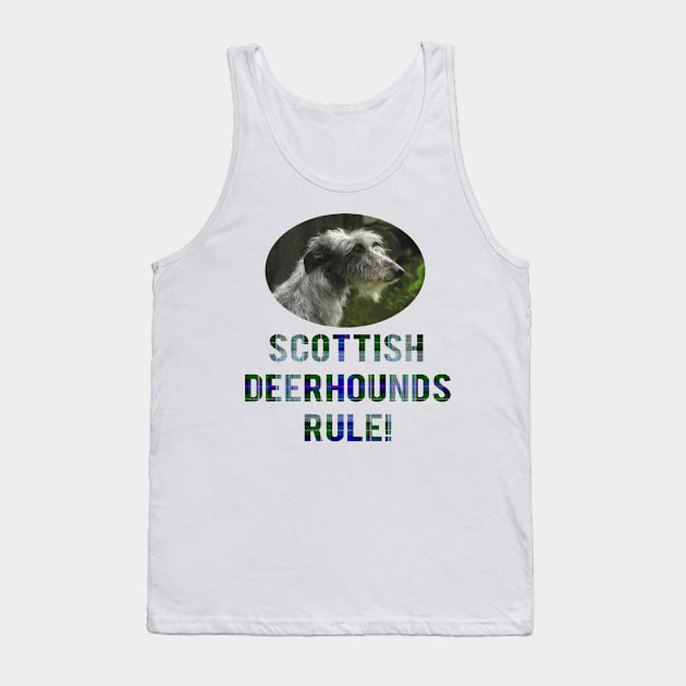 Scottish Deerhounds Rule! Tank Top by Naves